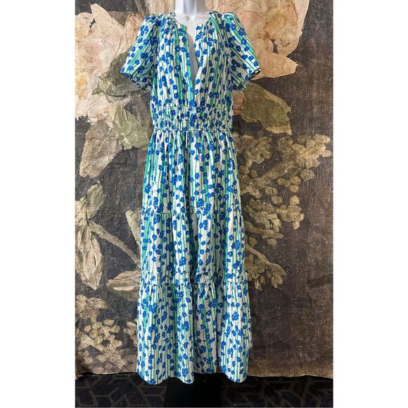 New Anthropologie The Somerset Maxi Dress Size Large - Picture 4 of 8